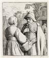 ADRIAEN VAN OSTADE Three etchings.